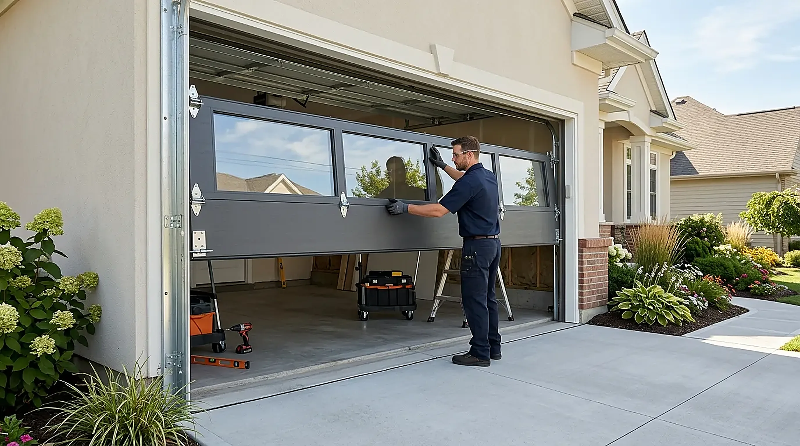 Garage door service in Lake Forest, CA